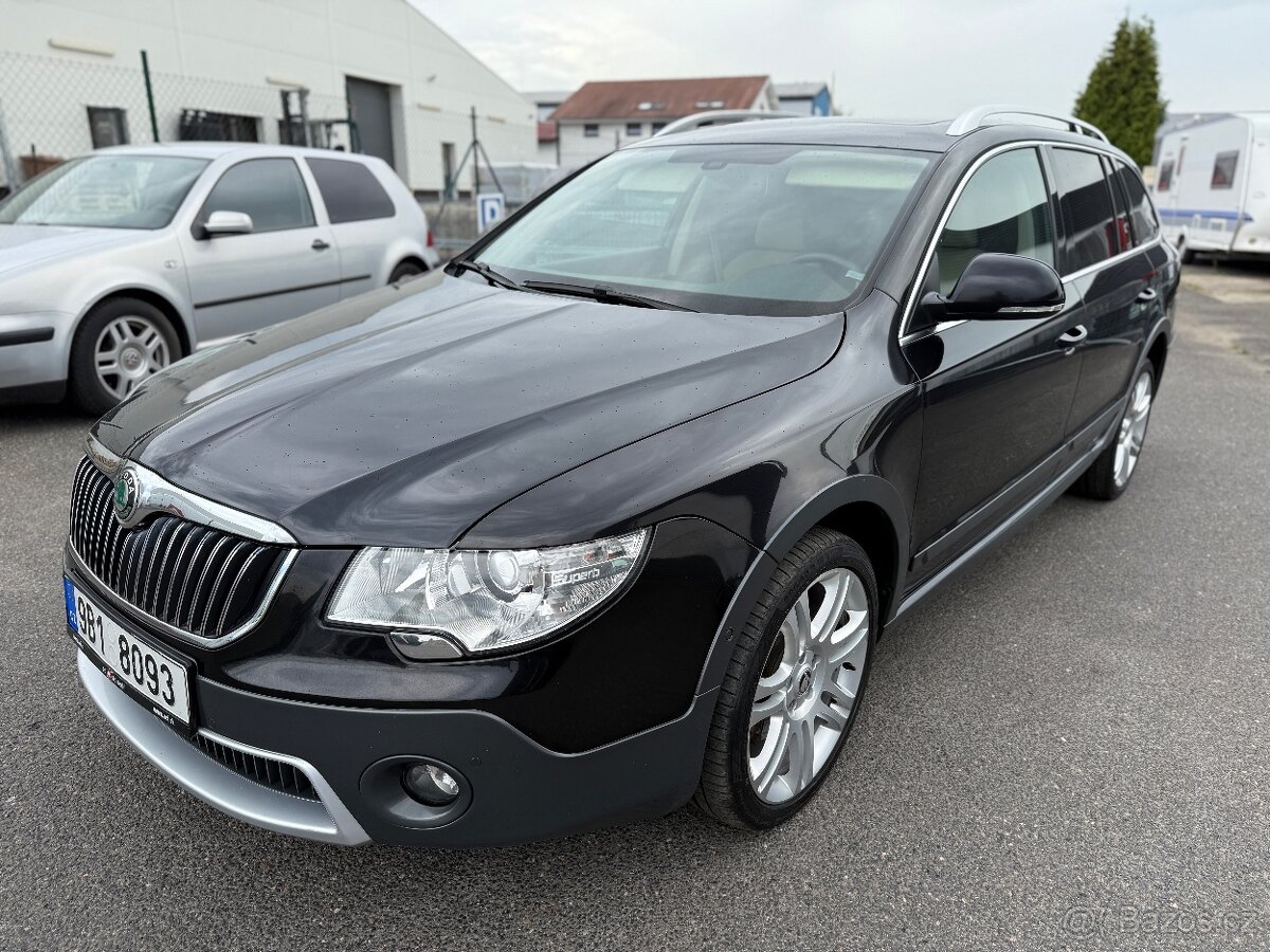 Škoda Superb 2 kombi SCOUT 2.0 TDI 125 KW, 4x4, 12/2012