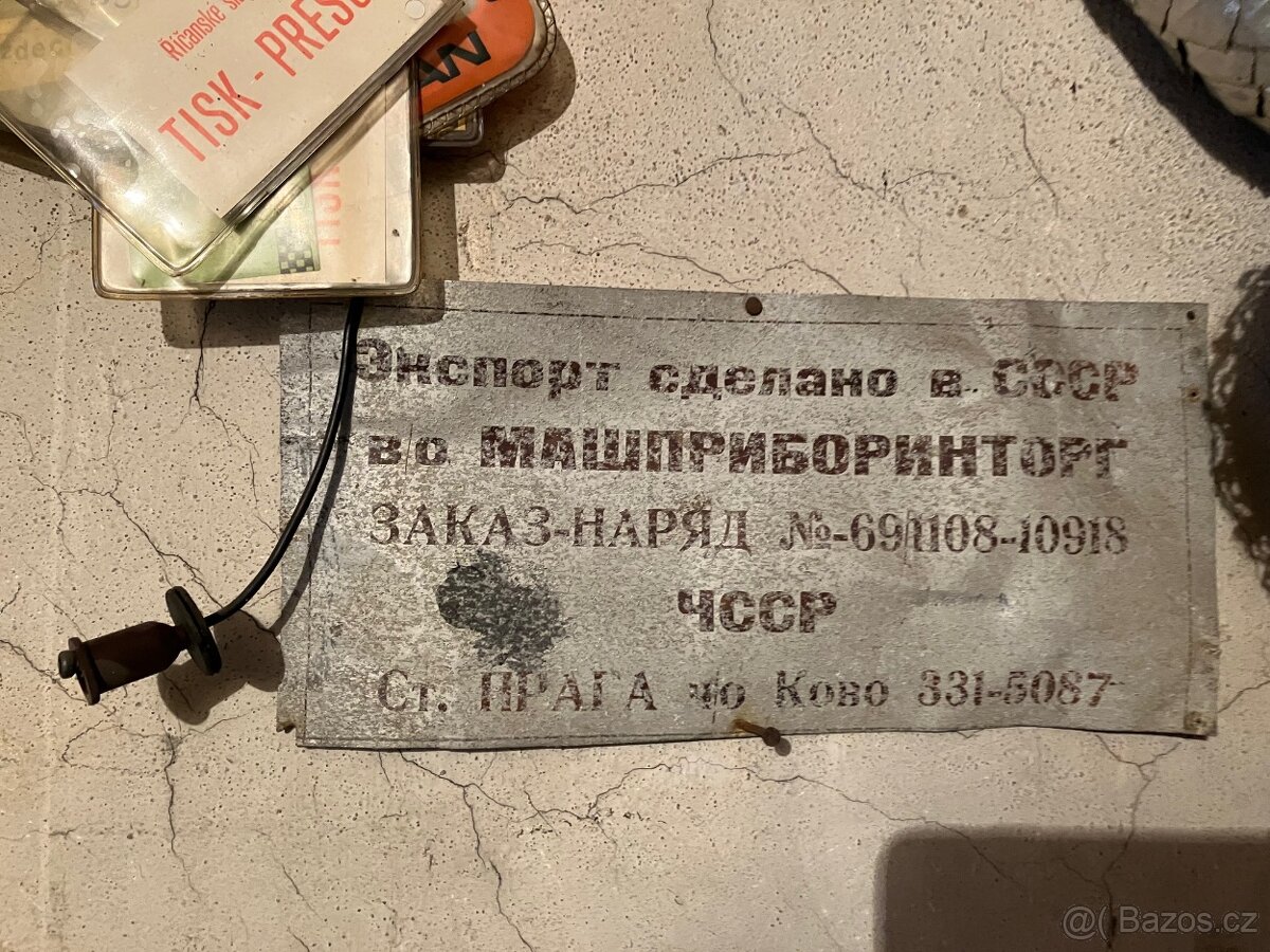 Plechová cedule AZBUKA