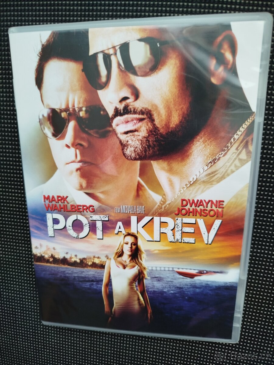 Pot a krev, DVD,M. Wahlberg,D. Johnson...,režie Michael Bay