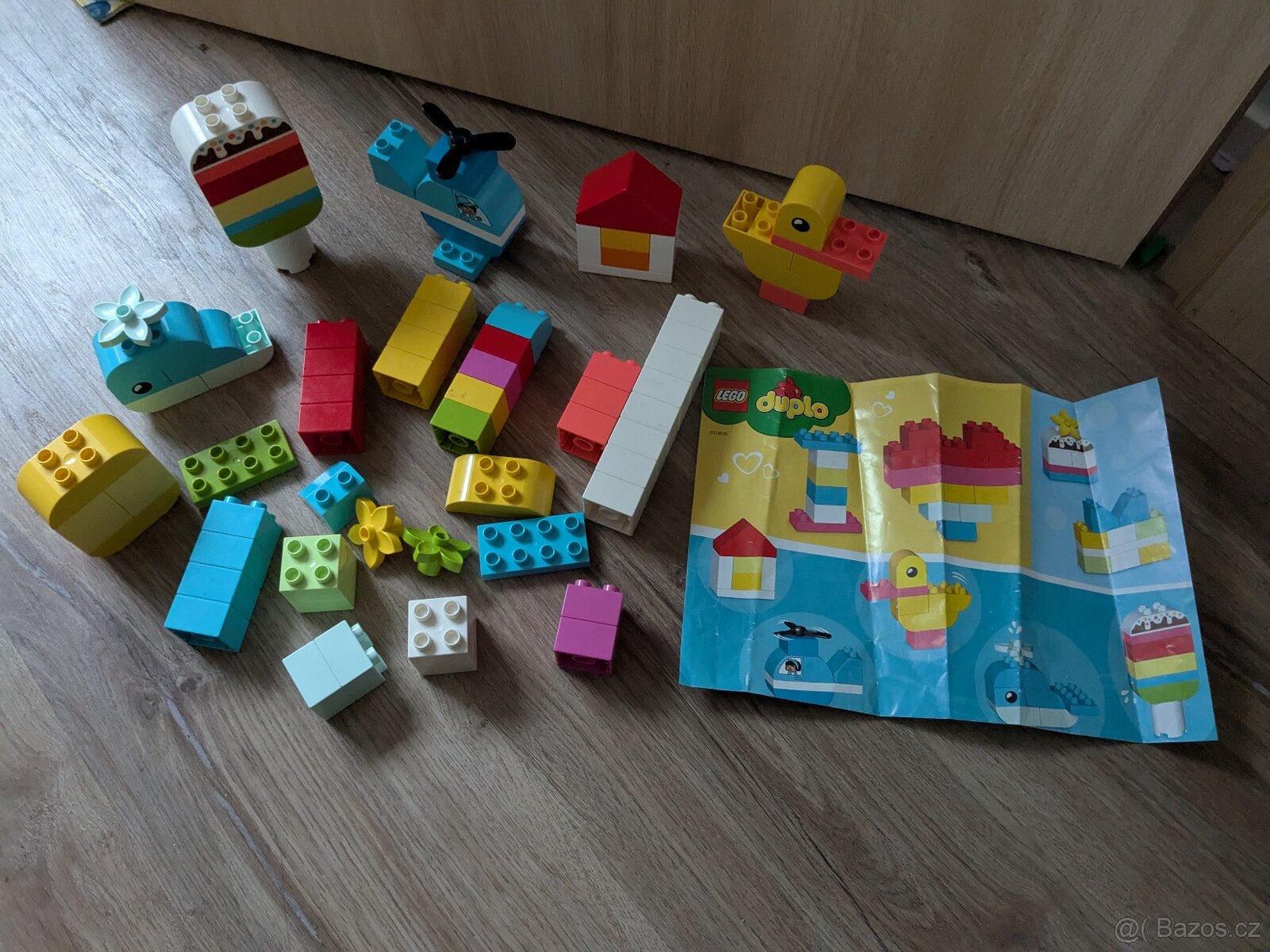 Lego Duplo box se srdíčkem