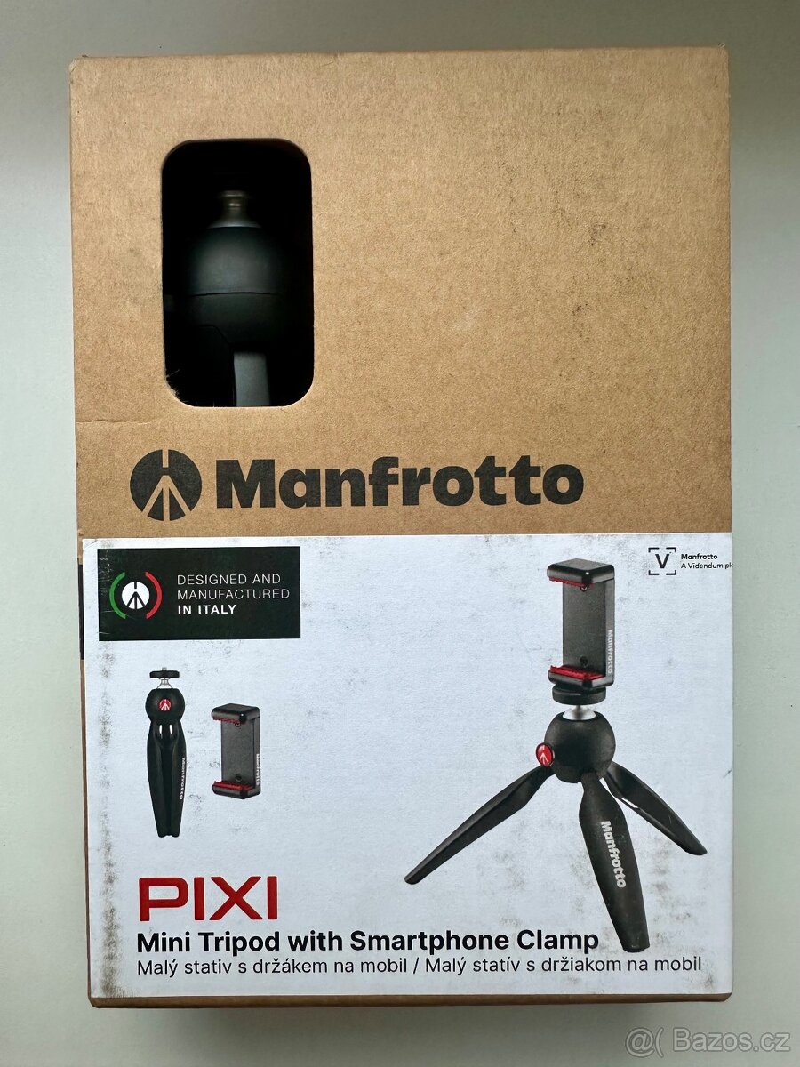Držák na mobil Manfrotto MKPIXICLMII-BK