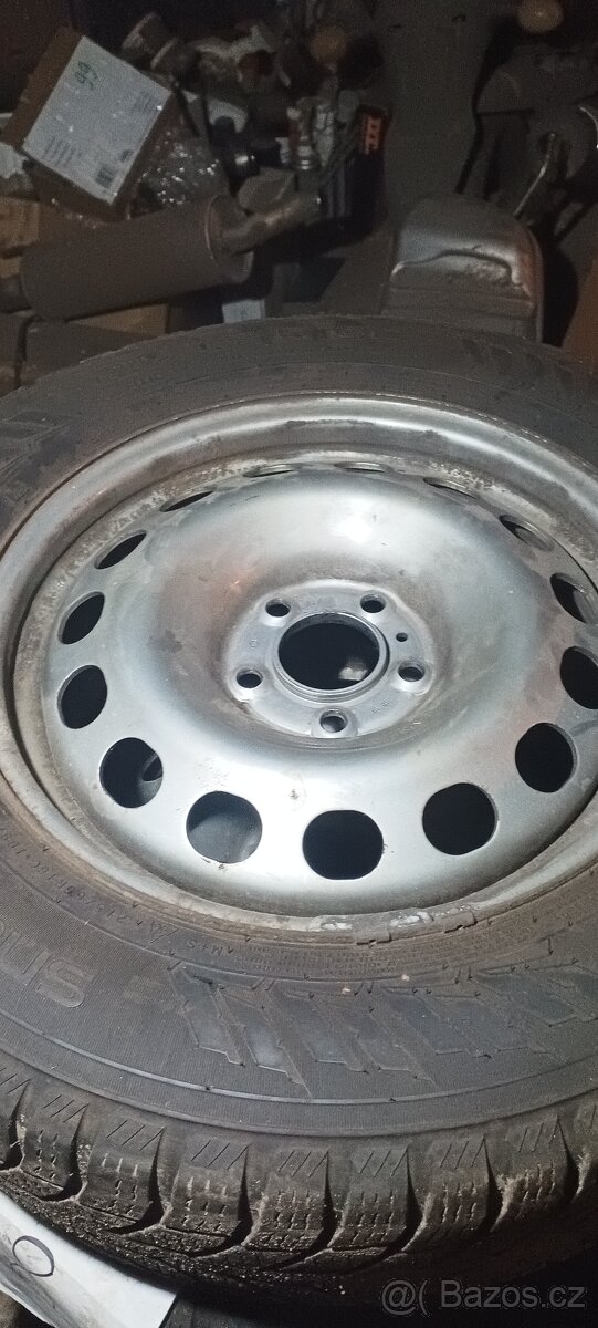 Prodám disky 5x108 + zimní pneu C