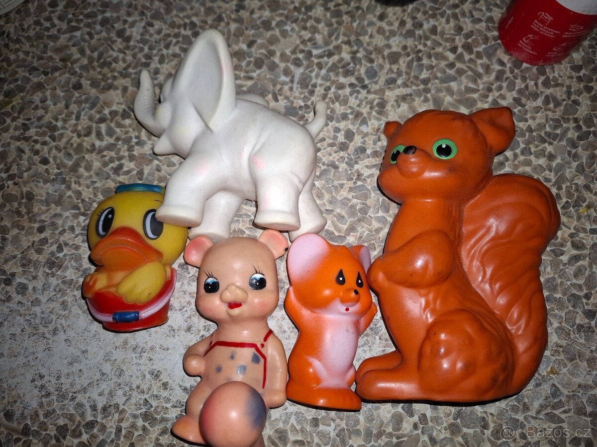 Retro Gumové hračky