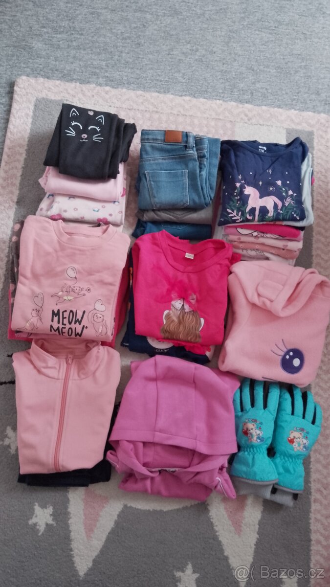 Sada oblečení pro dívku 128-134 (27KS+3 zdarma)
