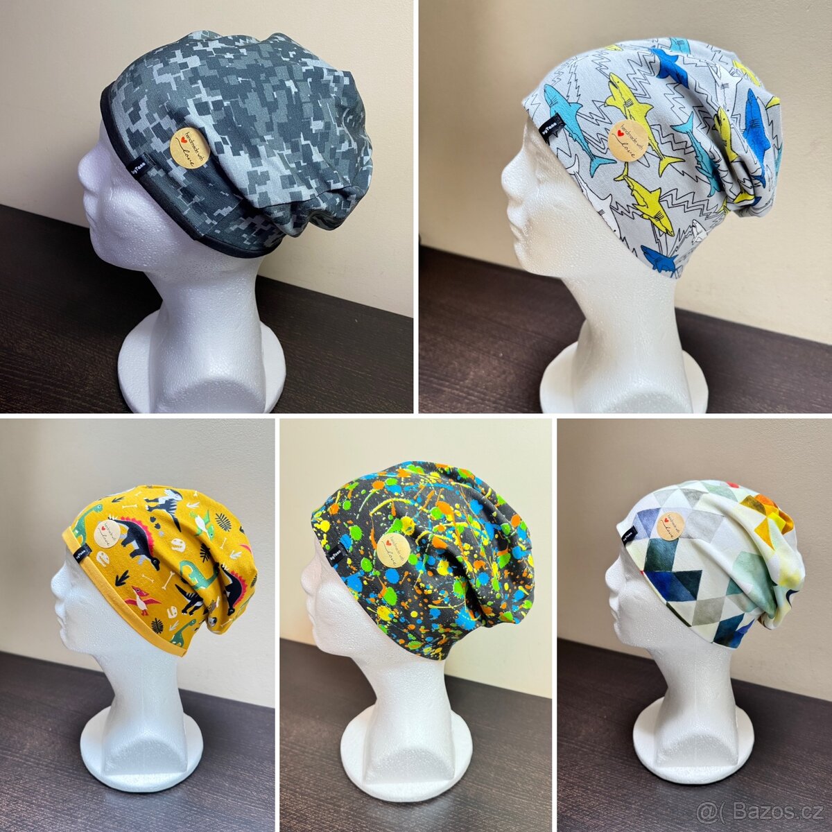 Nové čepice 4-6 let