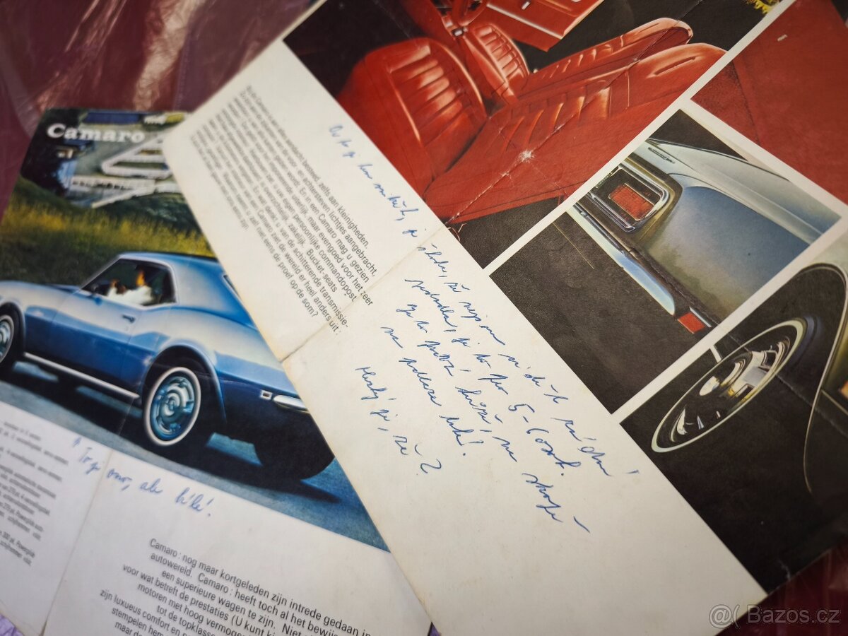 Koupím staré prospekty