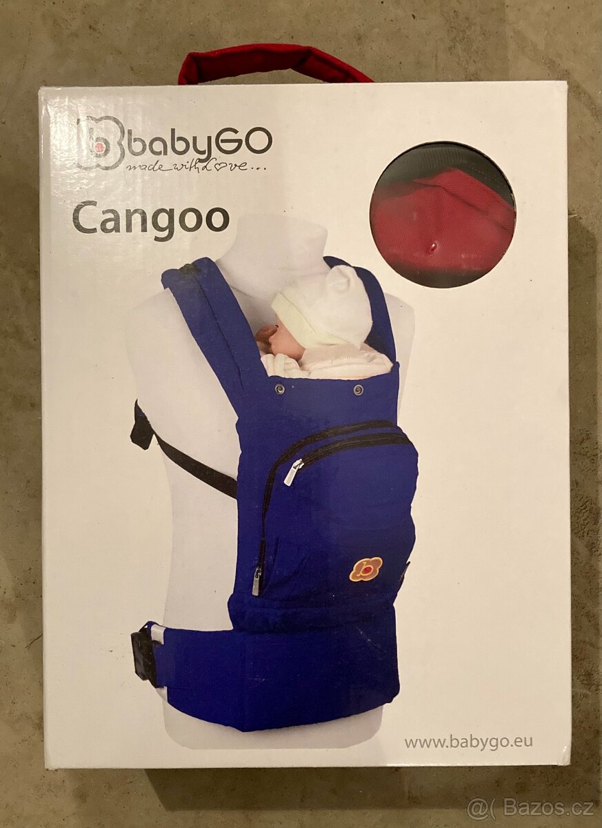 Nosítko Babygo Cangoo - nové, červené