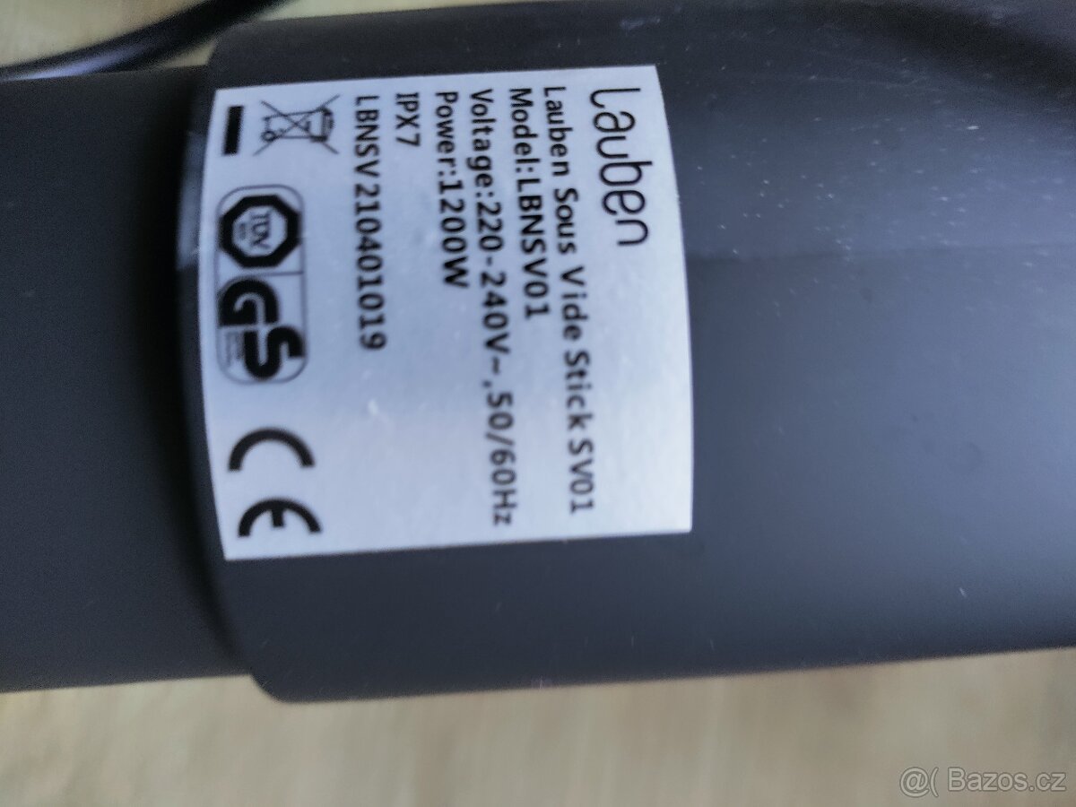 Vařič sous vide Lauben SV01
