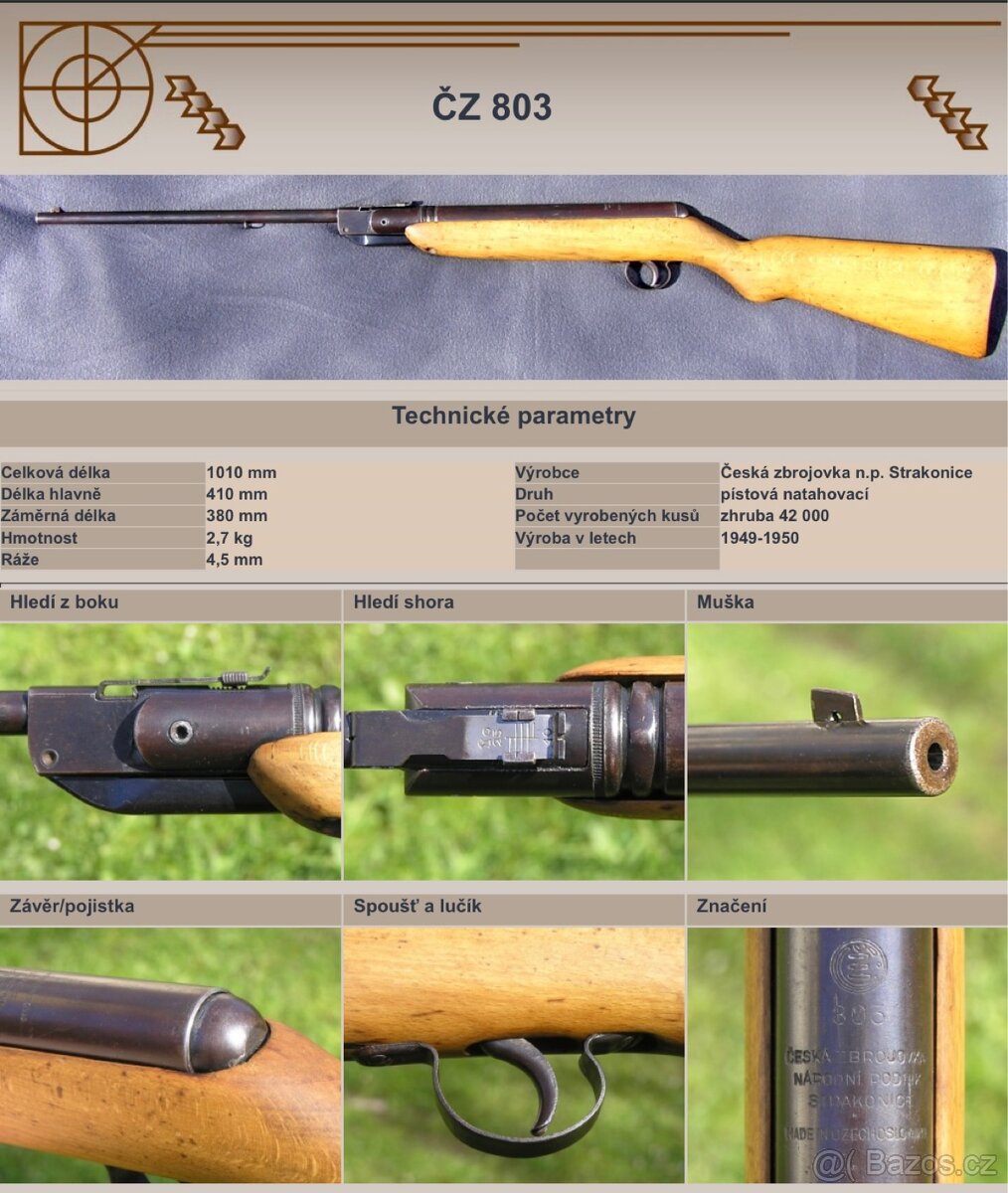 Vzduchovka ČZ 803