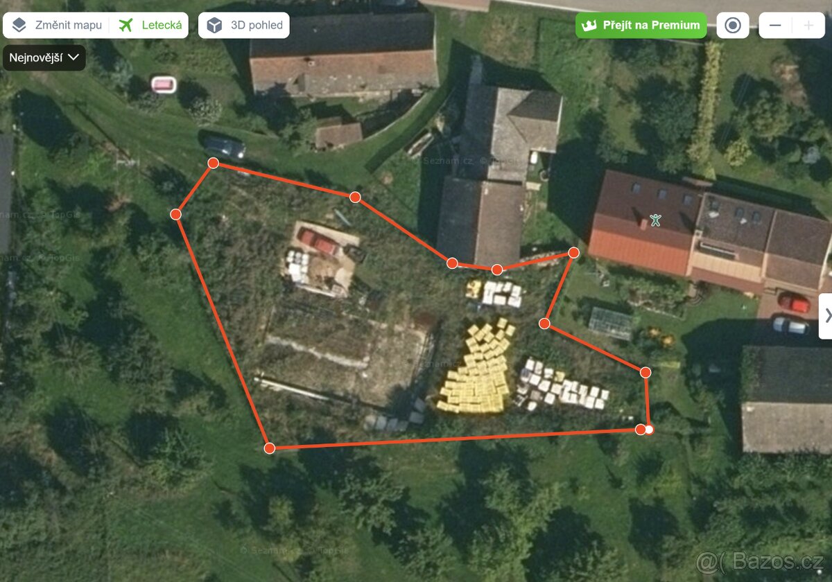 Prodej stavebního pozemku v obci Říkov, cca 1100 m2