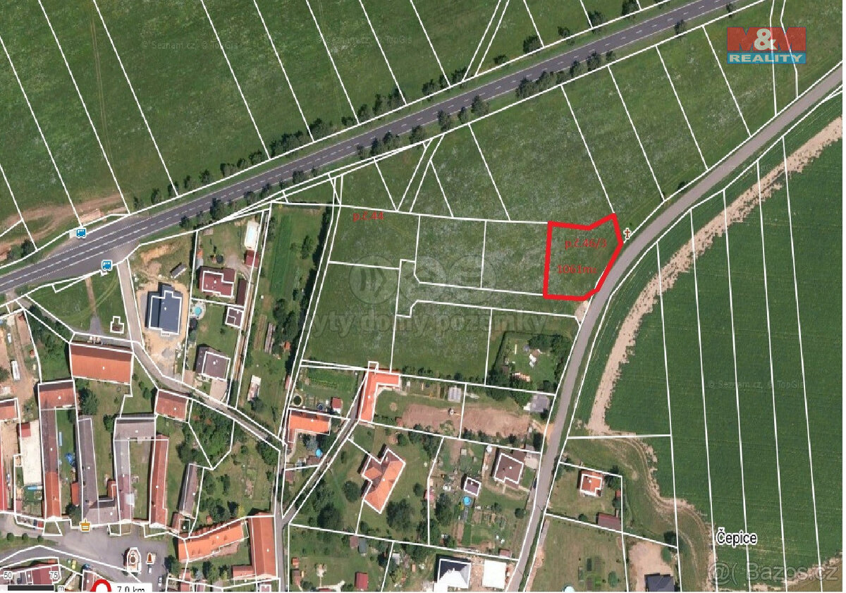 Prodej pozemku k bydlení, 1061 m², Rabí - Čepice