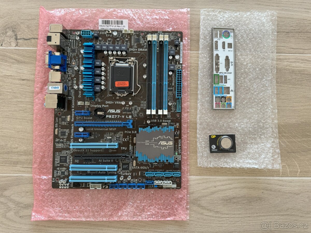 ASUS P8Z77-V LE (Intel Z77 LGA1155 DDR3, PCIe x16, 3x PCI..)