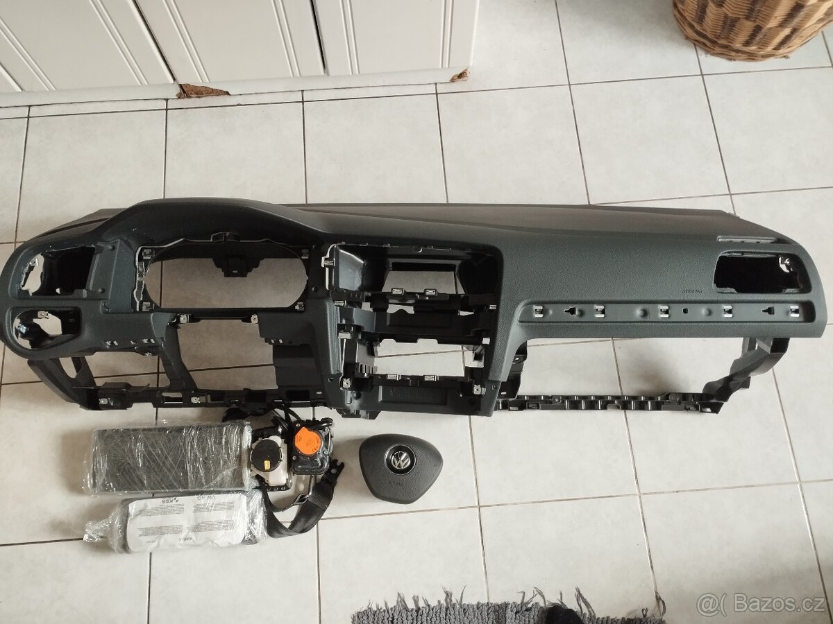 Airbagová sada Volkswagen golf 7 s novou palubní deskou