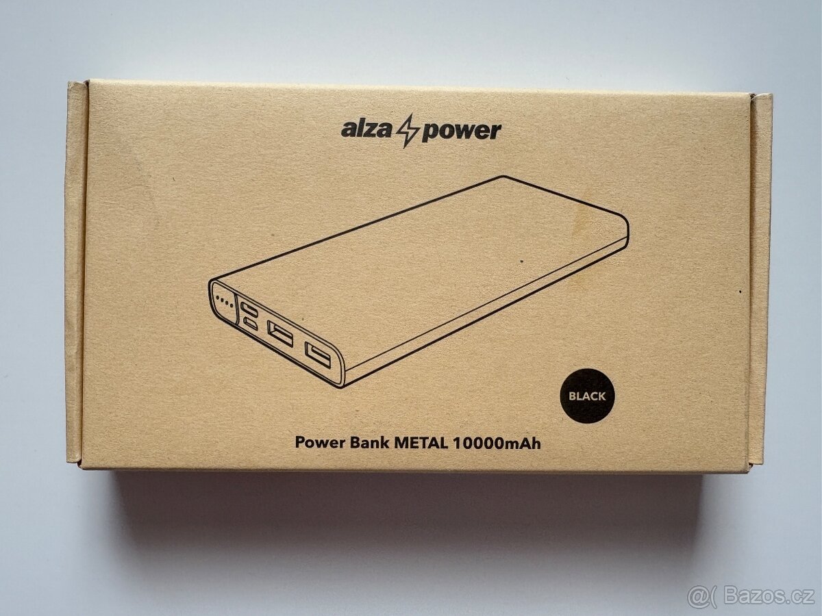 Power banka 10000 mAh, černá