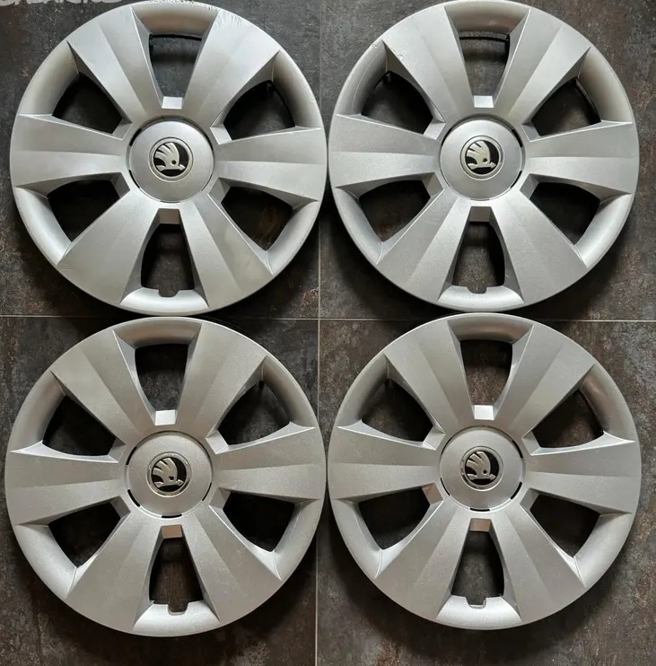 Poklice Škoda 15" 4ks