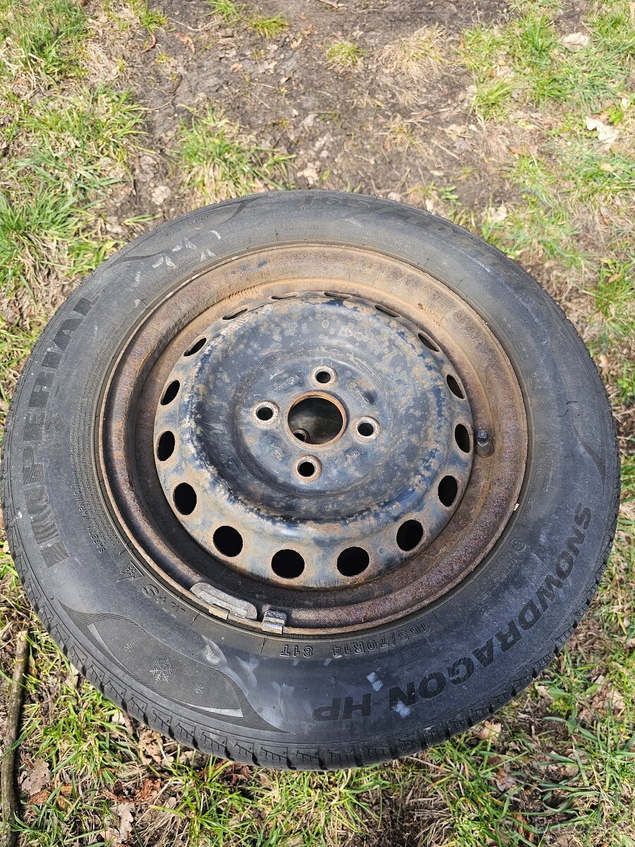 Plechová kola R14 4x100 Toyota Yaris