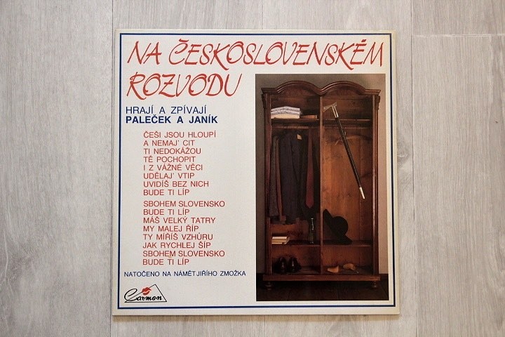 LP deska " Na československém rozvodu" Paleček a Janík
