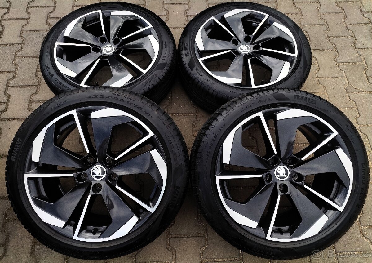 Alu kola originál Škoda Octavia IV 5x112 R18 Comet