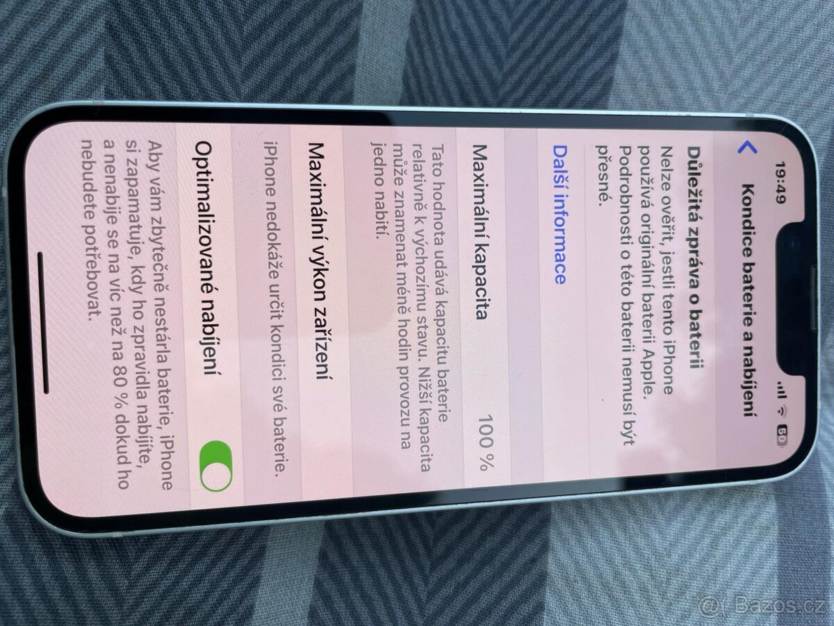Prodám iphone 13 mini 128gb