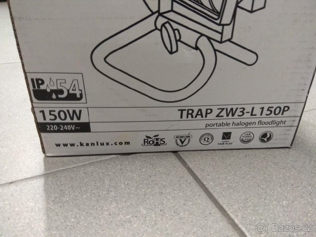 pracovní svítidlo kanalux 150w