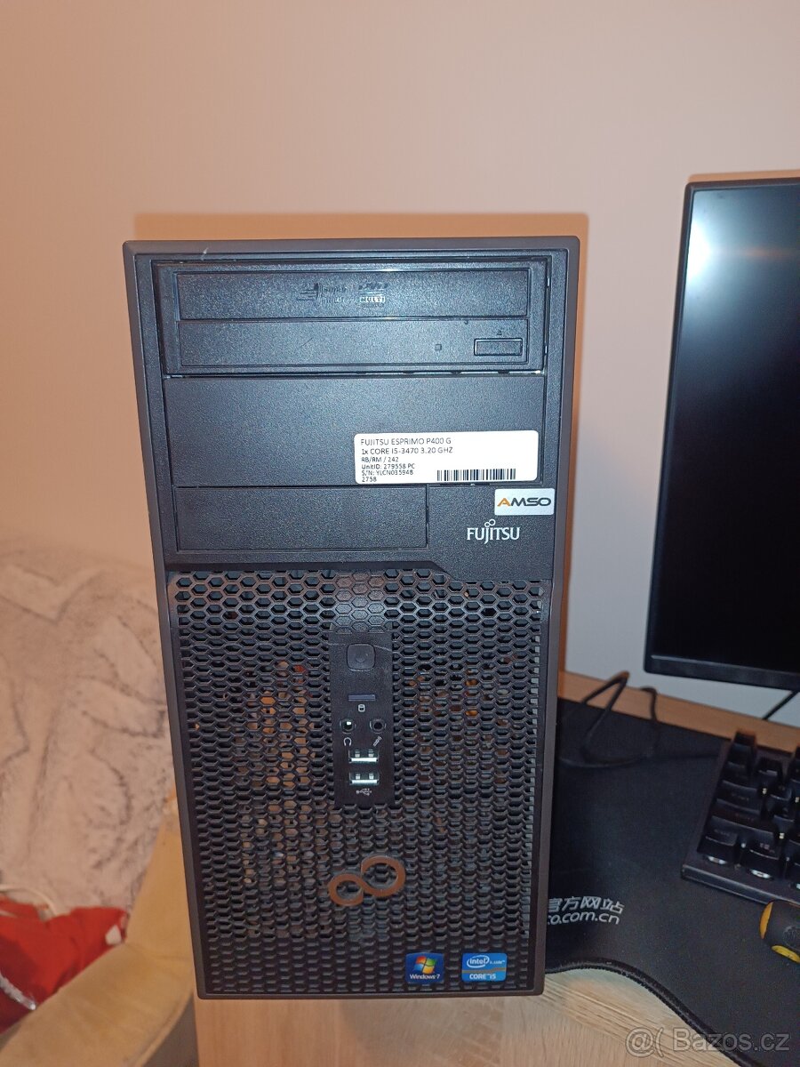 Počítač I5-3470, RX 6400 + Monitor zdarma
