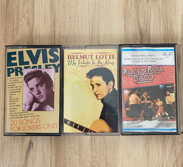 Audio kazety Elvis Presley, Helmut Lotti, Rock´n´roll (5ks)