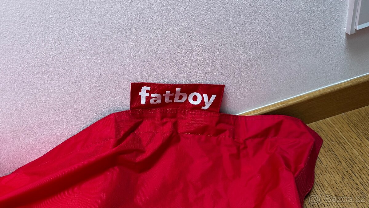 Prodám sedací vak Fatboy- červený