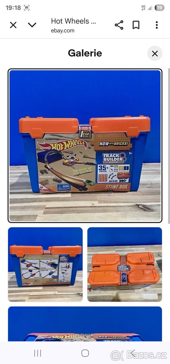 Prodám kaskadérskou autodráhu HotWheels Track Builder