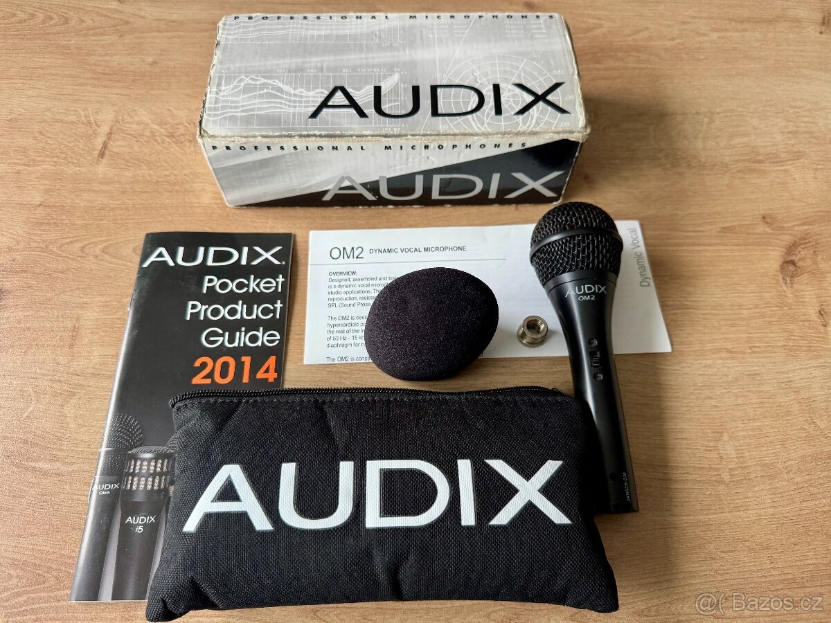 Audix OM2 profesionální dynamický mikrofon pro zpěv