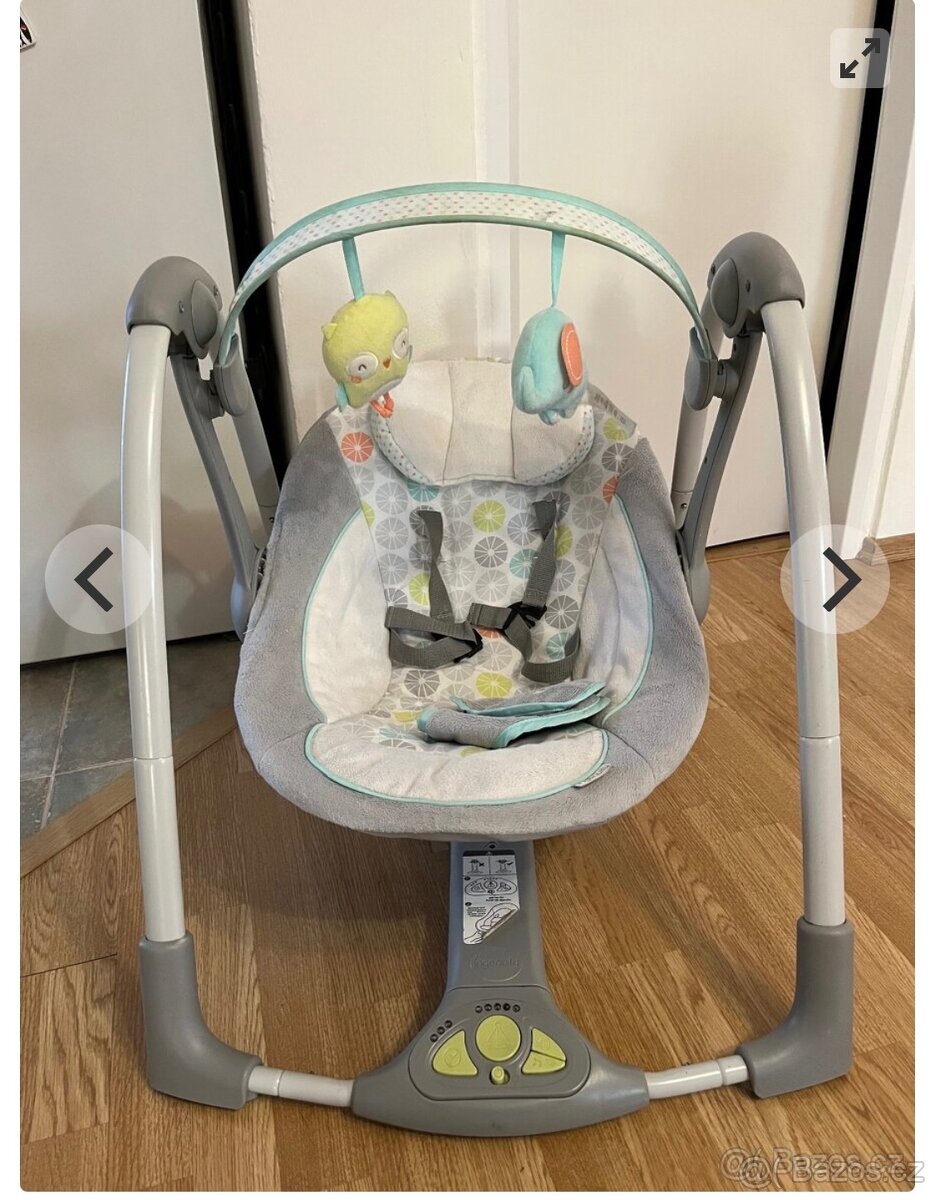 Houpačka s melodií Hoots&Hugs 0m+, do 9kg