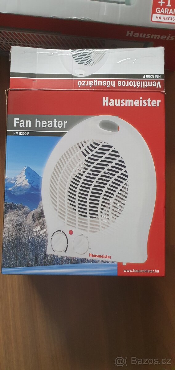 Elektricky ohřívač teplovzdušný ventilátorv a Hausmeister I