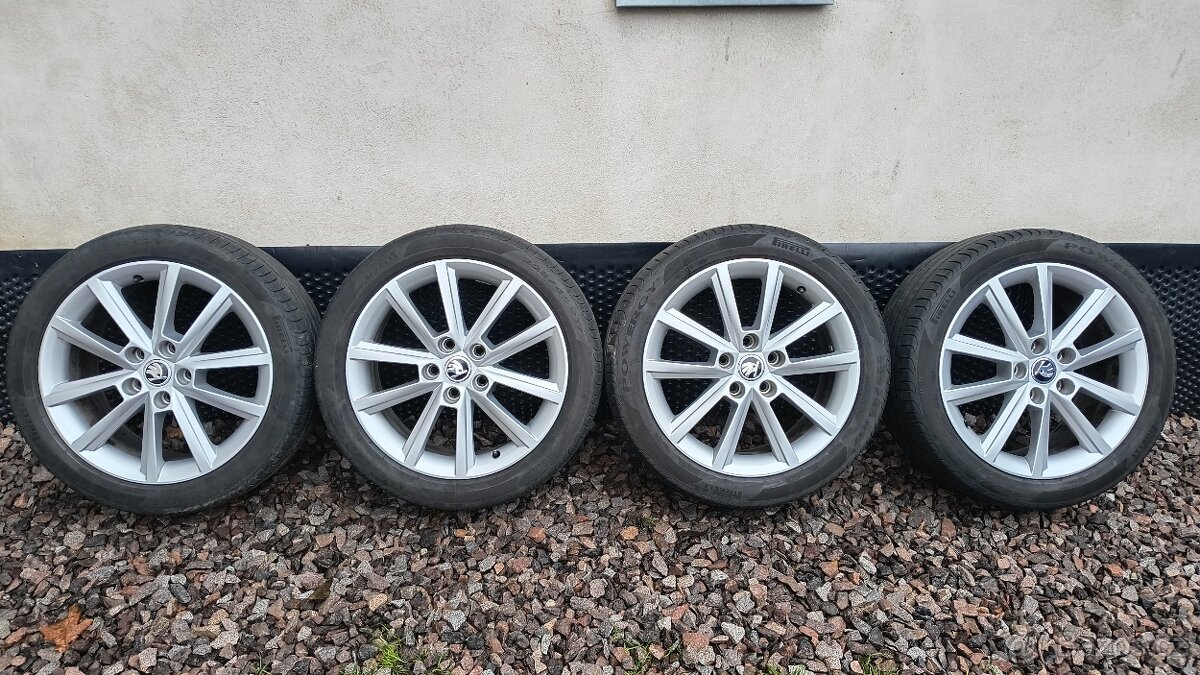 Alu kola škoda TERON R17" s pneu Pirelli