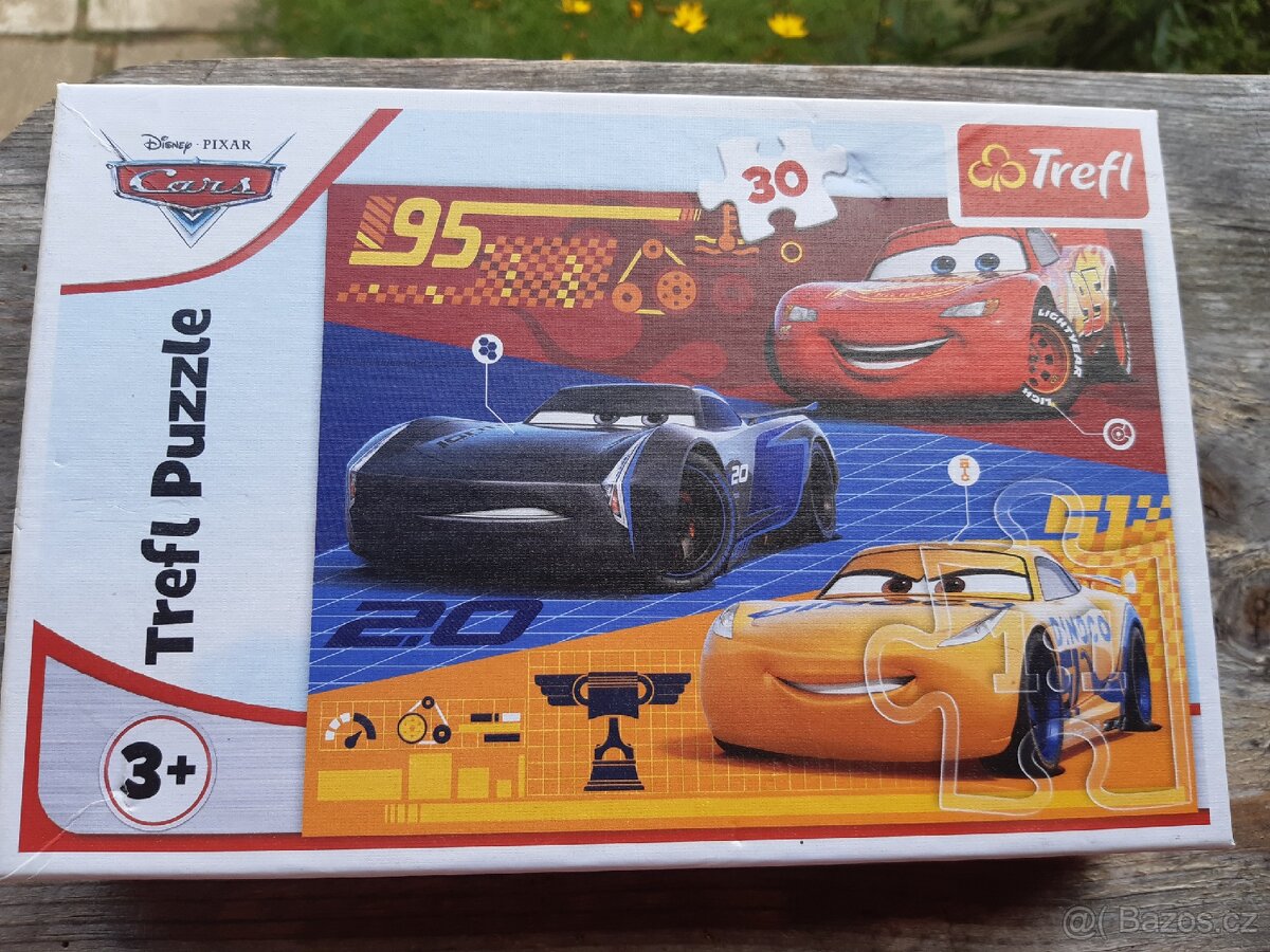 PUZZLE auta/cars, věk 3+