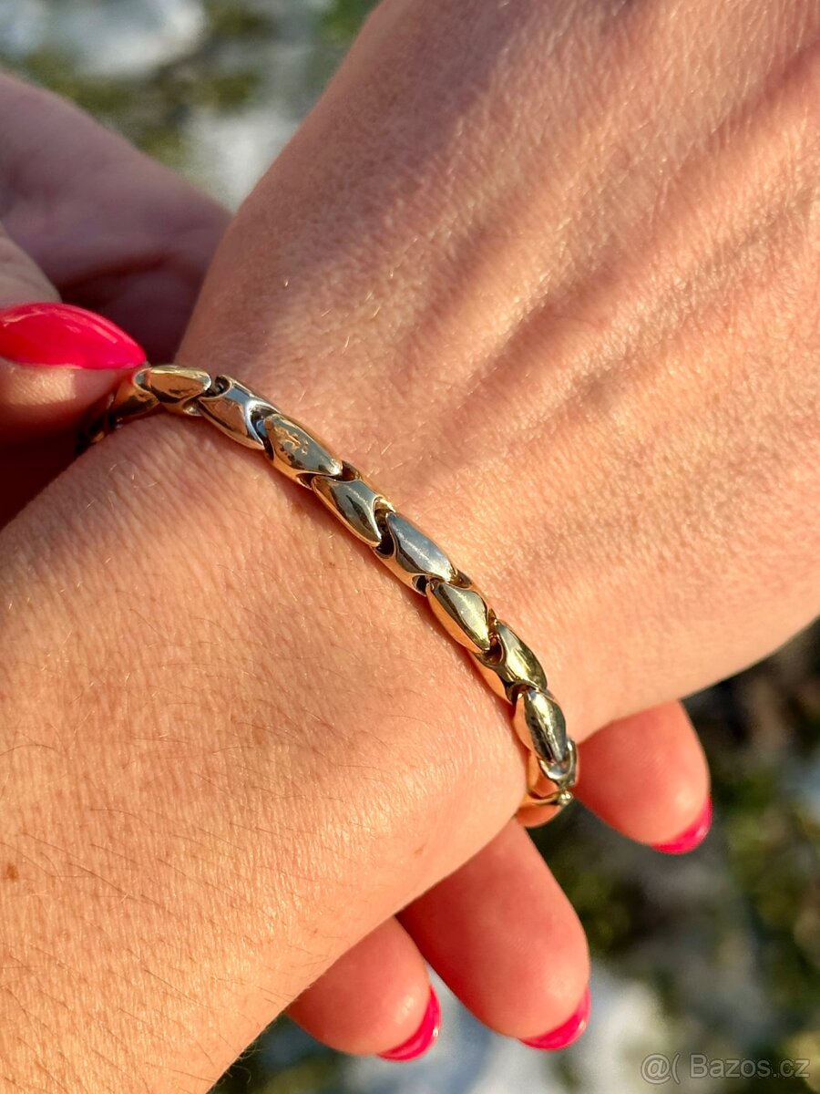 Zlatý náramek 10,36g