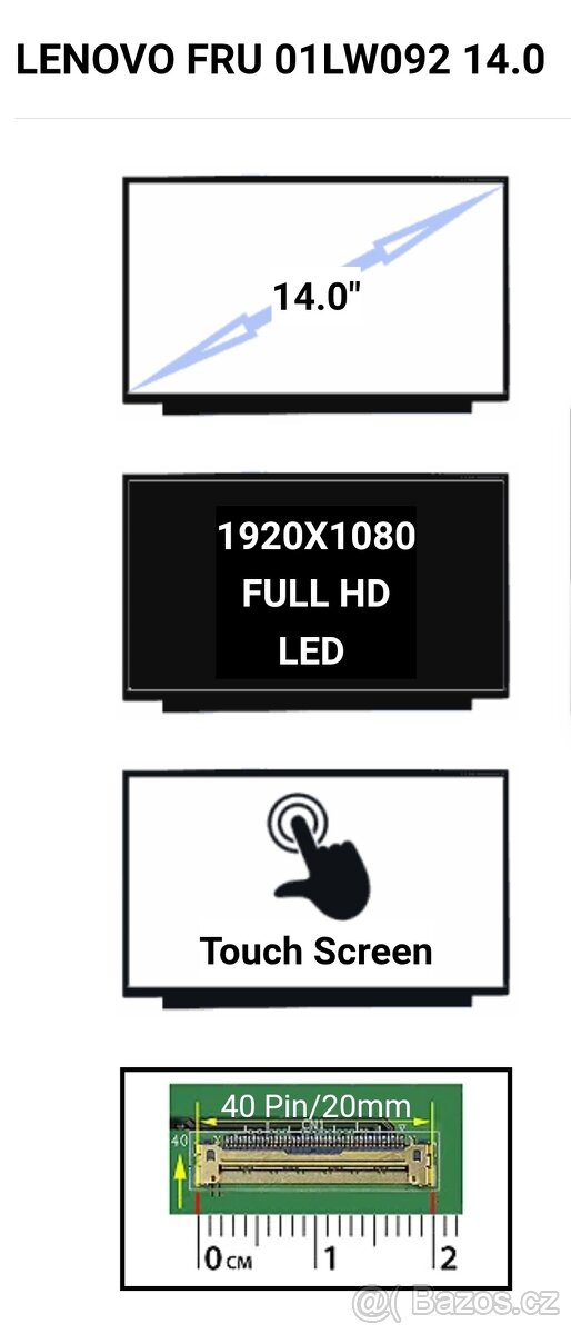 LENOVO Thinkpad LCD display
