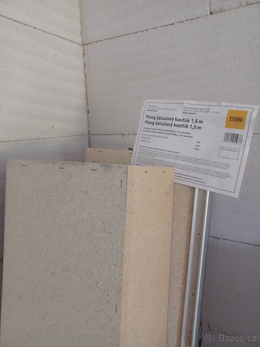 Žaluziový kastlík YTONG, 1.5 m