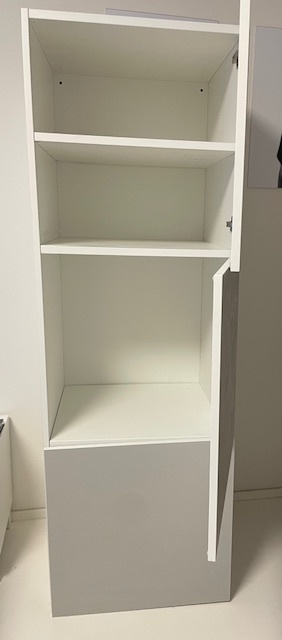 Skříň IKEA PLATSA 60x55x180 cm bílá, SKATVAL