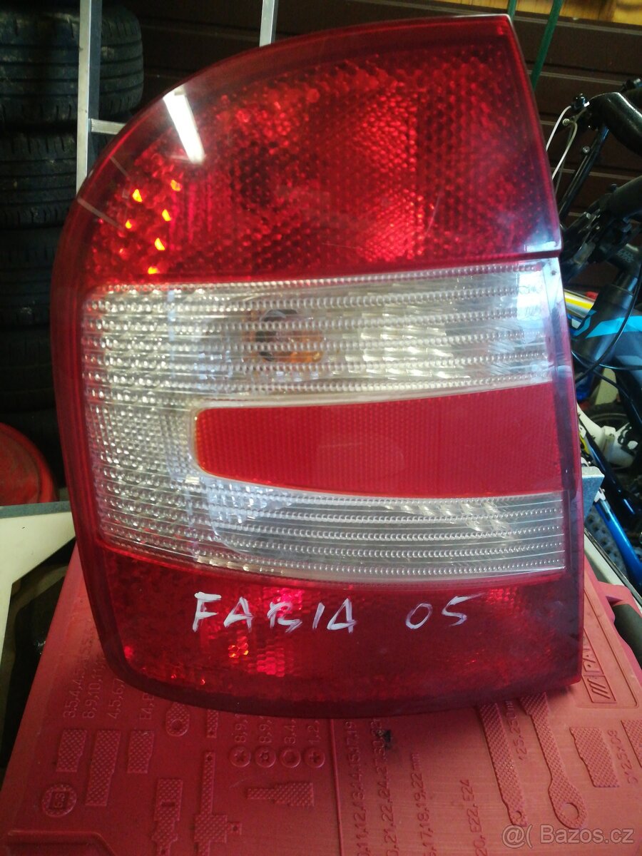 Leve zadni svetlo fabia 1 krátká facelift