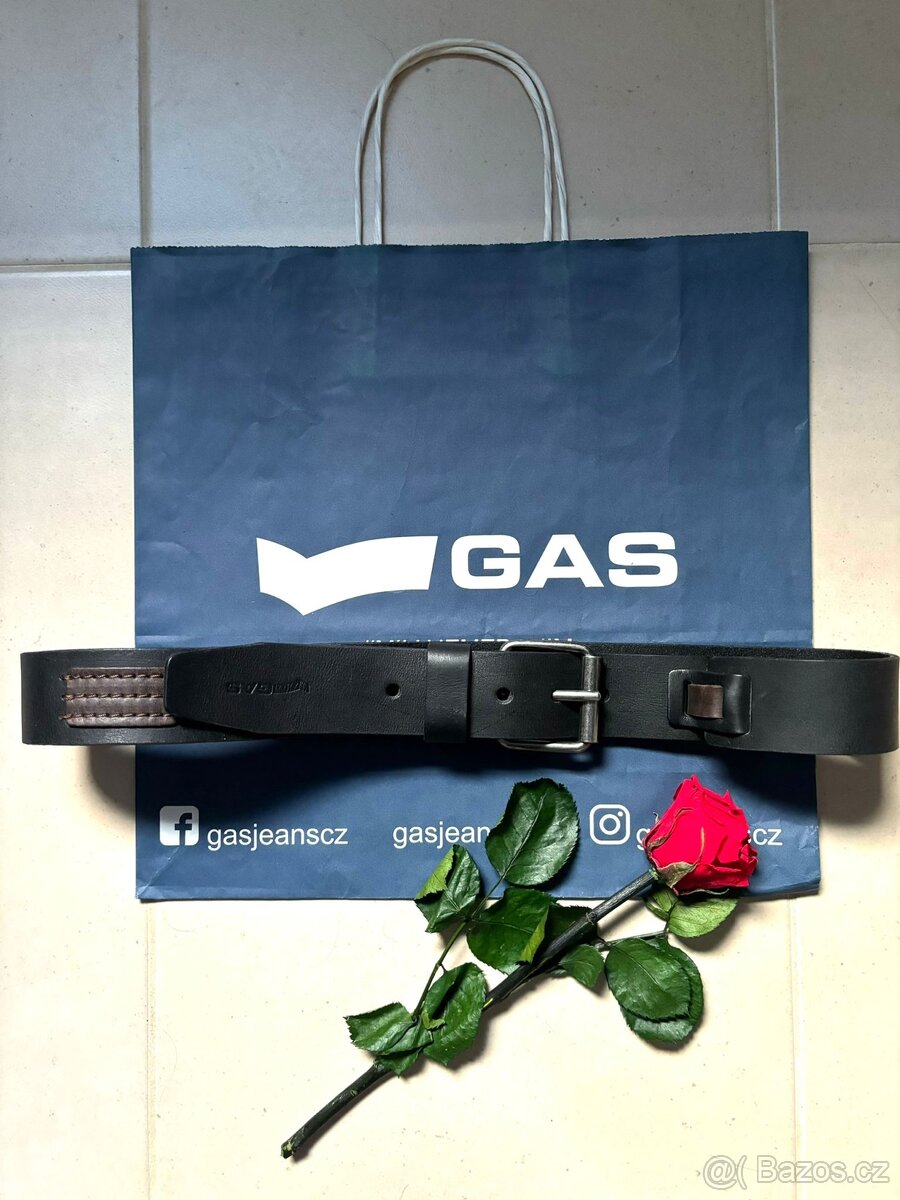GAS JAKO NOVÝ kožený pásek unisex 85cm
