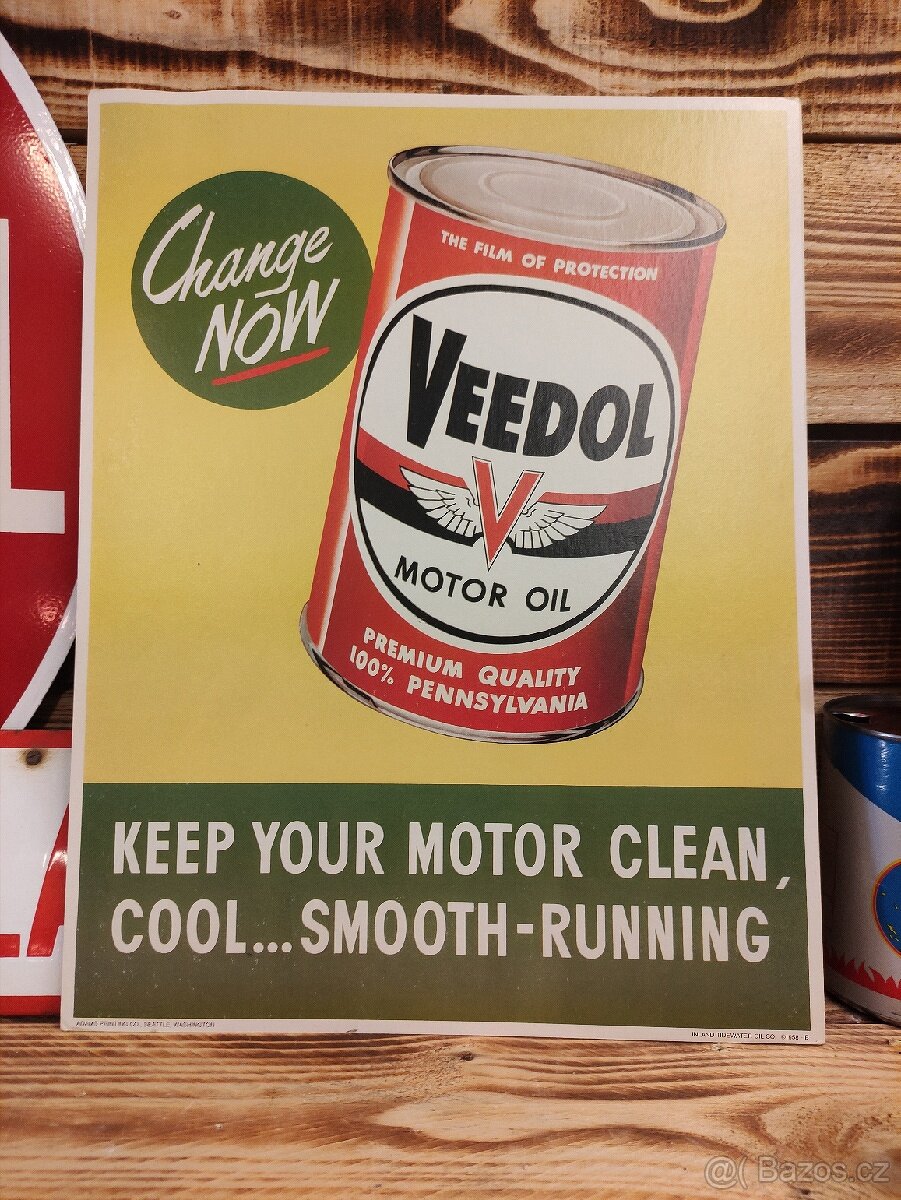 Reklamní cedule veedol