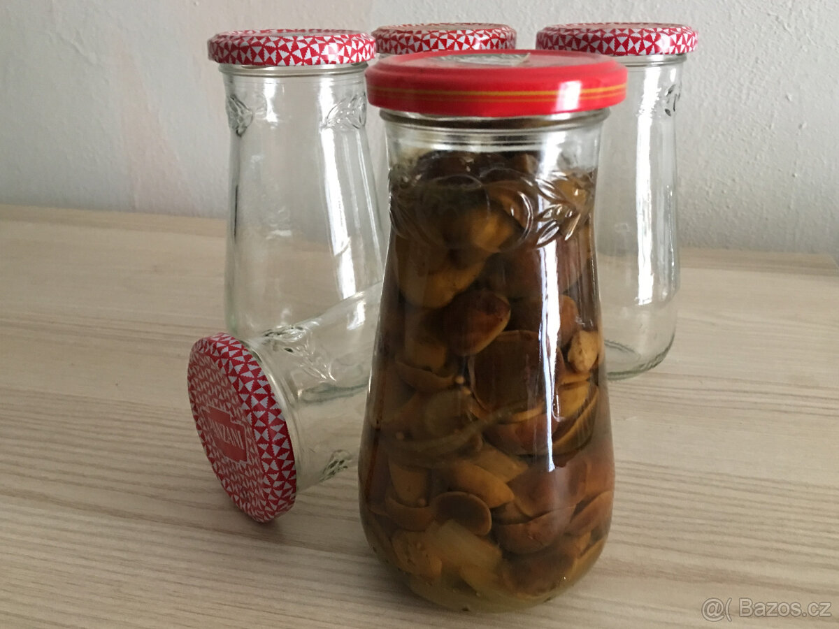 Zavařovací sklenice se šroubovacím uzávěrem