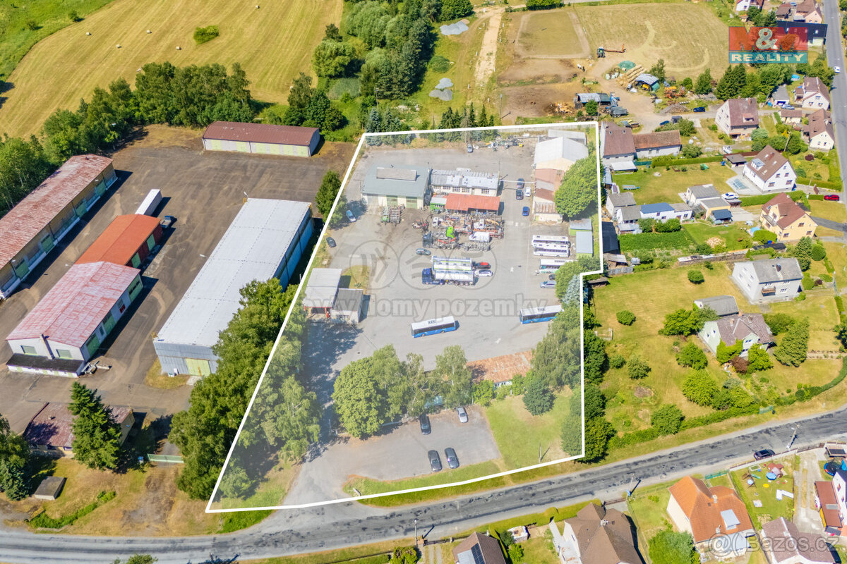 Pronájem provozní plochy, 8696 m², Nepomuk