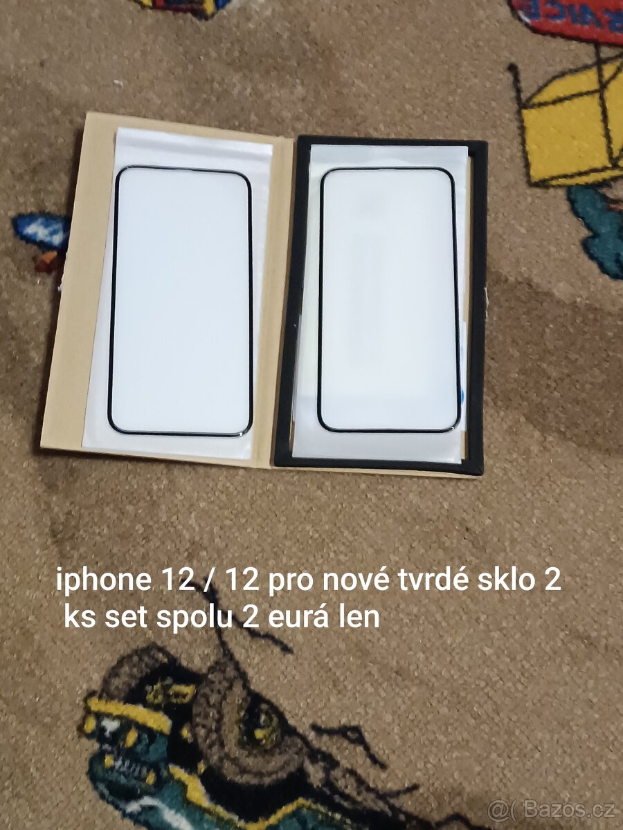 Nové 2 ks tvrdé sklo iphone 12 / 12 pro