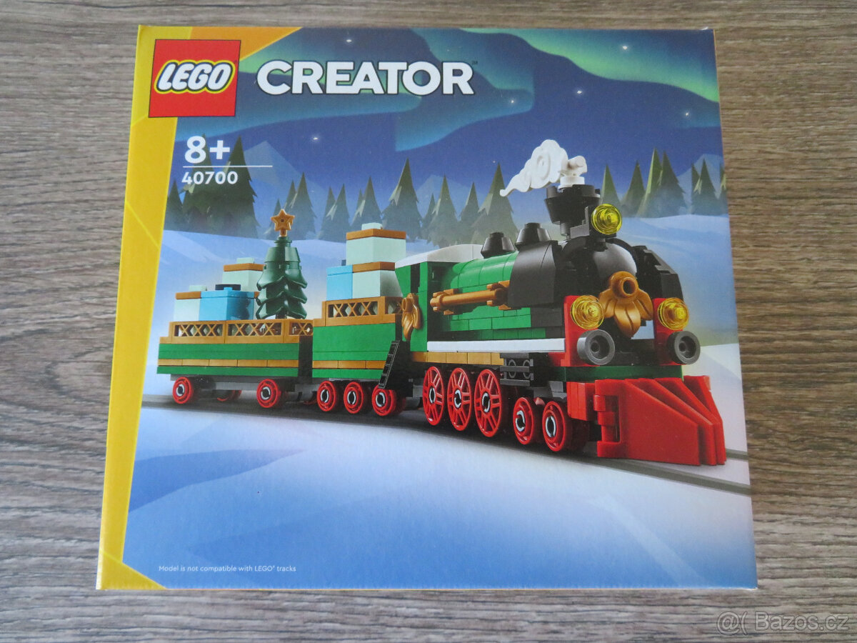 LEGO 40700 Vánoční vláček+ 40602 Stánek+ 40571 Lední medvědi