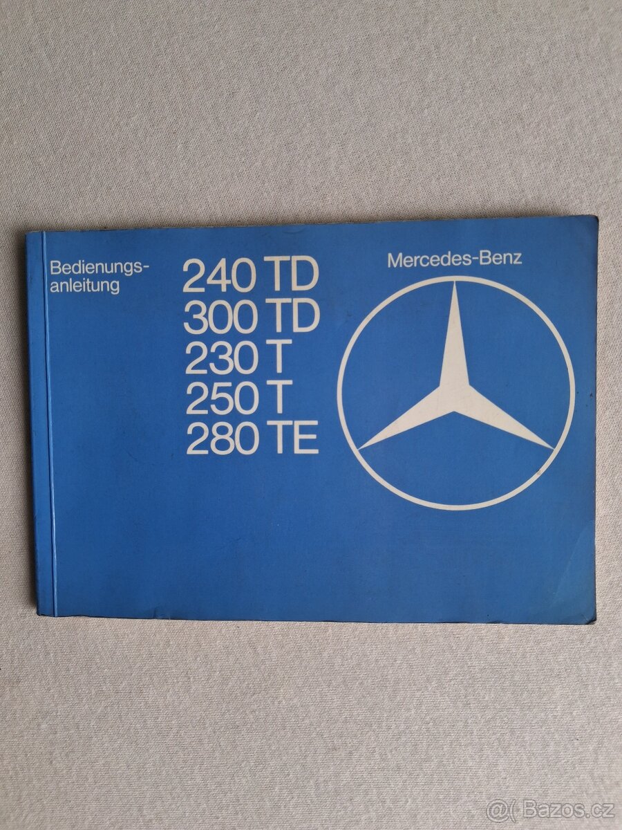 Mercedes Benz W 123 T manual