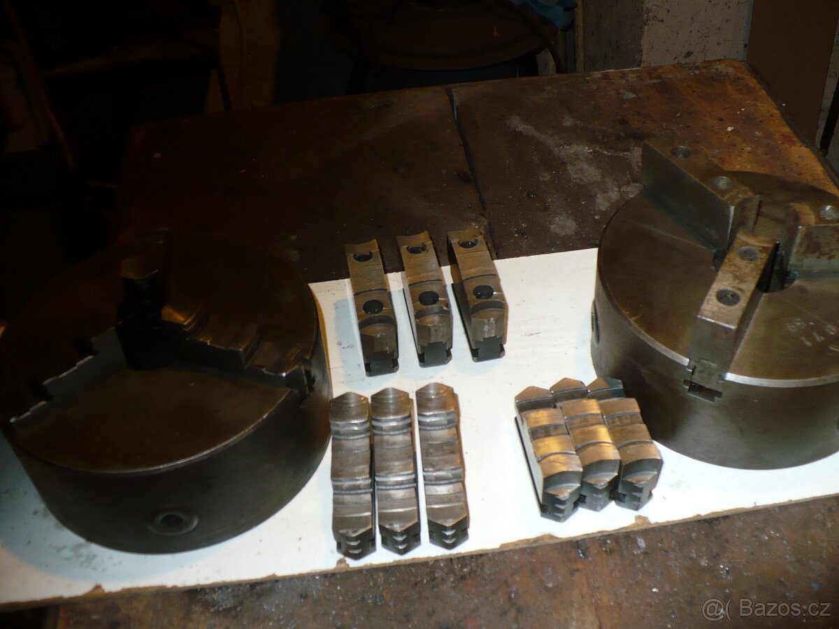 Sklíčidla k soustruhu s měkými čelistmi