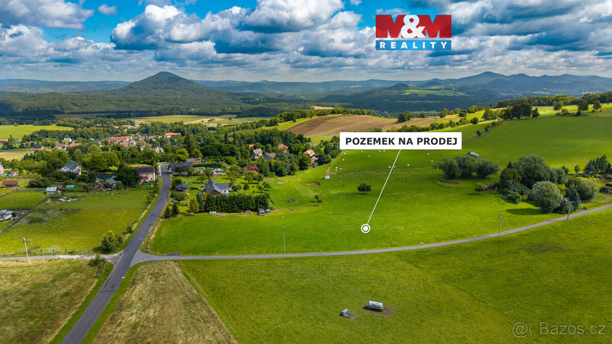 Prodej pozemku k bydlení, 1527 m², Huntířov