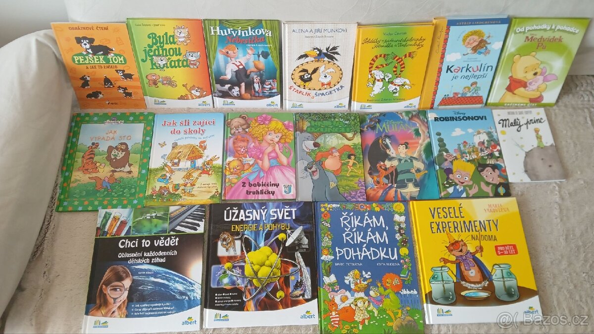 Dětské pohádkové knížky - 4x Albert atd