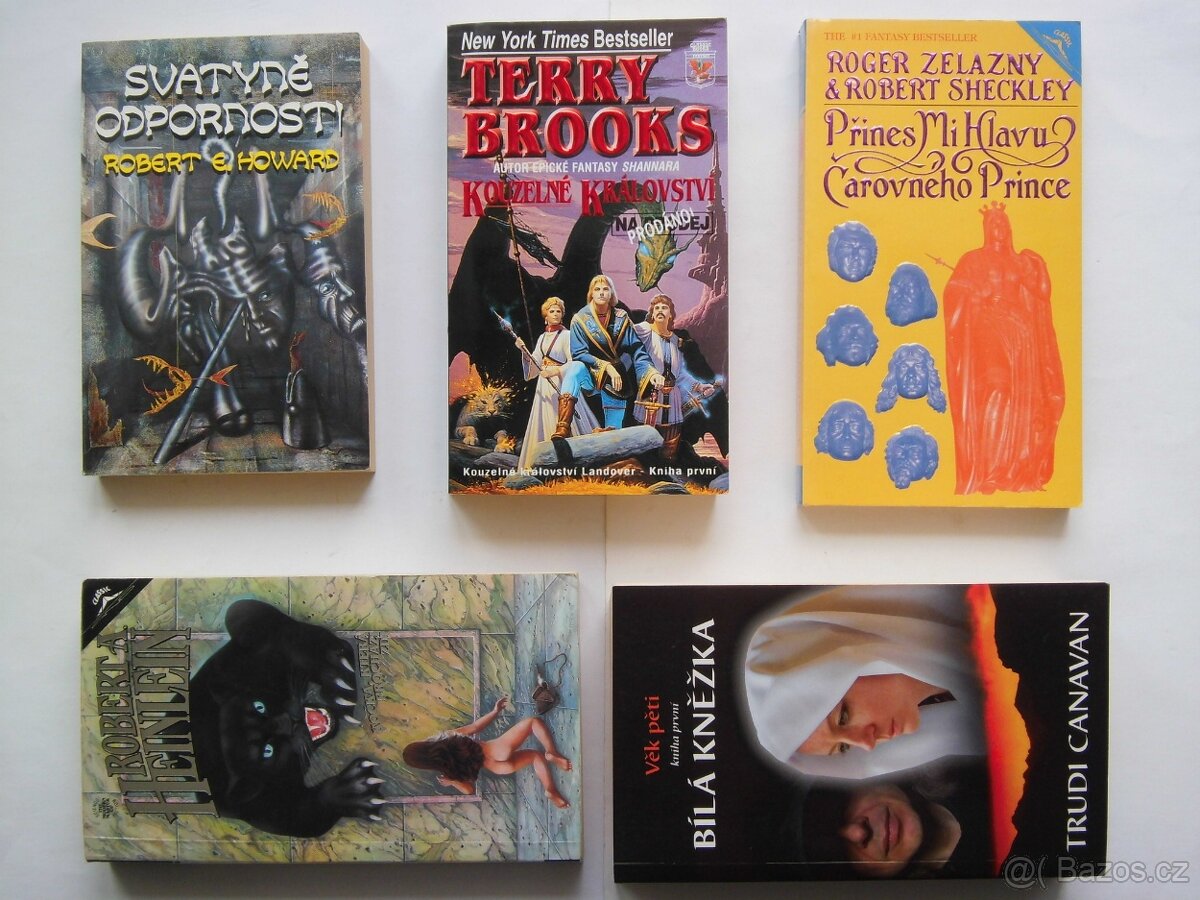 Heinlein,Howard,3xConan,Zelazny,Brooks,Williams ad.