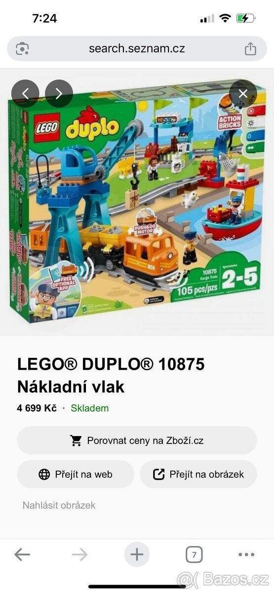 Lego Duplo - nákladní vlak